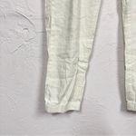 ONIA  Cream Linen Blend Cargo Jogger Pants Womens L Gorpcore Casual Beachy Summer Photo 3