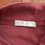 Romwe  Raspberry Cropped Bomber Zip Up Jacker Size S Photo 2