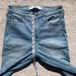 Hollister Light Wash Curvy High Rise Distressed Super Skinny Denim Jeans Photo 3