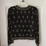 Papell Boutique  Evening Cardigan Jacket Size 8 Silk Beaded Detail Photo 1