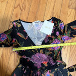 Diane Von Furstenberg  NWT Ballerina Wrap Dress in Serenissima Black Size XS Photo 13