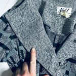 Vintage 70s/80s Ned J. geometric checkered print tie waist blazer Gray Size 8 Photo 6