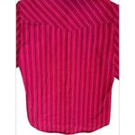 Wrangler Vintage  American Cowboys Red Pearl Snap Button Up Western Shirt Size XL Photo 5