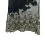 Nicole Bakti for Cache Vintage Black Lace Maxi Dress Women's Size S Formal Long Photo 6
