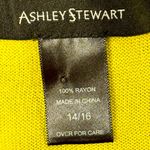 Ashley Stewart size 14/16 stylish green long-sleeve top Photo 2