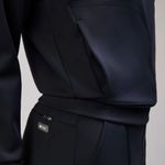 FIGS Cornelia FORMx Crewneck Scrub Top in Navy, Size Small Photo 3