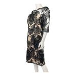 Tahari Arthur S. Levine Black Lace Dress Cocktail Party Evening Sheath Size 14 Photo 2