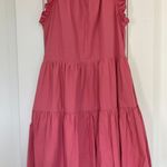 moodie High Low Tiered Dress Pink Photo 1