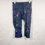 Lululemon Frozen Floral Train Times Crop Leggings Photo 1