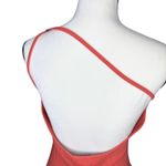 Lulus  One Shoulder Asymmetrical Ribbed Knit Bodysuit Size XL Cutout Party Summer Photo 7