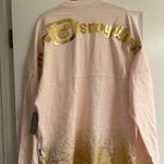 Disney Golden Logo Dip Dye Ombre Spirit Jersey - size L Photo 4