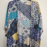 Crescent Crecent Sz S Multicolor Patchwork Kimono Photo 0