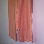 Eileen Fisher  Size M Wide Leg Pants Pink Irish Linen Beach Vacation Lagenlook Photo 2