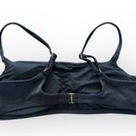 Aerie black textured scoop bikini top Photo 4