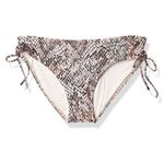 Calvin Klein NWT Womens Snakeskin Side-Shirred Hipster Bikini Bottoms - Sz M Photo 1