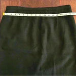 Vintage Women’s Gianni Sport Short Black Skirt 100% Wool Lined USA Size 16 Photo 7