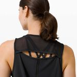 Lululemon Sculpt Tank Top Black Vented Size 4/6 Run Train Lightweight Like New Photo 3