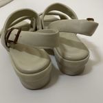 Vince . Bowie Lug Sandal in Moonlight White Leather strappy platform sandals 9.5 Photo 4