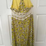 XTaren Boho Lace Yellow Maxi Dress Photo 4