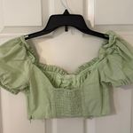 Green Crop Top Size 8 Photo 1