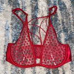 Victoria's Secret Red Victoria’s Secret Bra Photo 0