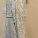 Athleta Cozy Karma Long Plush Sweatshirt Jacket heathered Gray $148 Small Photo 2