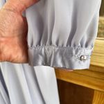 Ursula Of Switzerland Women's Vintage Ice Blue Maxi Dress Size 12 Photo 7