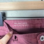 AG Adriano Goldschmied The Abbey Mid Rise Super Skinny Ankle Jeans 32R Dark Red Photo 7