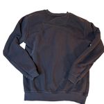 London England Navy Crewneck Embroidered Sweatshirt UK Graphic Pullover Small Blue Photo 1