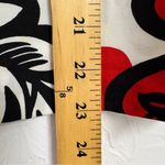 Boden White Black Red Floral Print Pull On Mini Skirt Womens 4L Mod Casual Size 4 Photo 6