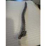 SOLID METAL CHINESE DRAGON BRACELET UNISEX GIFT. Silver Photo 5