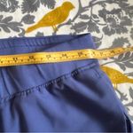 Mandala Periwinkle 6 Pocket Slim Scrub Pants EUC Size LP Blue Photo 2