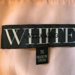 White by Vera Wang Dress Sleeveless Sz 16 Dance Party Prom Cocktail Formal Drape Photo 5