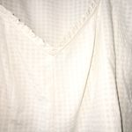 Topshop Gingham Plaid Puff Sleeve Crop Top Blouse Size 2 Photo 3