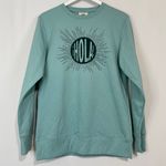 Target Women’s Latino Heritage ¡Hola! Graphic Long Sleeve Sweatshirt Blue XS NWT Photo 0