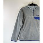 Patagonia Women Sweater Gray Lightweight Synchilla Snap T Fleece Pullover Medium Photo 3