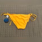 Decree  Yellow Side-Tie‎ Bikini Bottom NWT Size Small Photo 1
