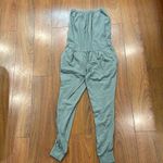 Sundry  Olive Strapless Jumpsuit Size 0 Photo 1