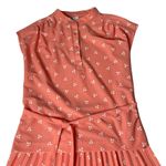 Vintage Marty Gutmacher Peach Polka Dot Floral Pleated Skirt & Blouse Set Sz 12P Photo 2