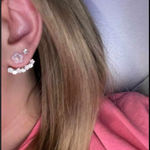 Small and very cute earrings bundle 🤍🌸 Pink Photo 9