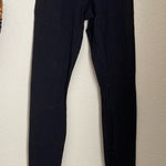 Lululemon Black / Wee Stripe White Porcelaine / Beachy Floral W Leggings, Size 6 Photo 0