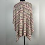 White + Warren One Size open front sweater / shrug neutral color linen blend Pink Photo 4