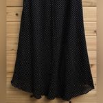 Heart Moon Star Y2K Size Medium Strapless Black White Polka Dot Midi Dress Photo 6