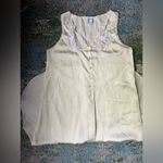 Vintage Eve Stillman yellow floral lace sleeveless nightgown, size small petite Photo 9