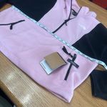 The North Face  NWT TKA Attitude 1/4 zip pullover fleece pink/blk sz L 23” p2p Photo 11