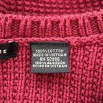 Jeanne pierre Sweater Womens Medium Red Chunky Knit Everyday Basic Office Casual Photo 6