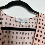 Amour Vert  Ivy Washable Silk Dress in Valencia Dot Pink Photo 5