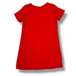 Lucy Love Short Sleeve Tunic Mini Shift Shirt Dress Red XS XSmall Photo 10