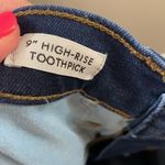 J.Crew 9” High-Ride Toothpick Dark Wash Skinny Jeans Photo 6