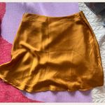 Free People Elegant Gold Satin Skirt! Photo 1